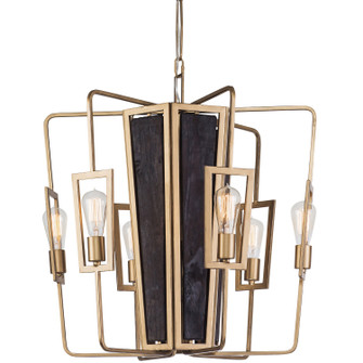Madeira Six Light Chandelier in Rustic Gold (137|294C06RG)