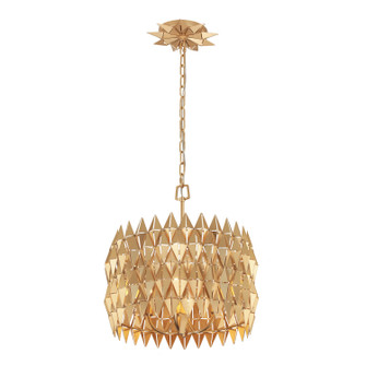 Forever Four Light Pendant in French Gold (137|342P04FG)