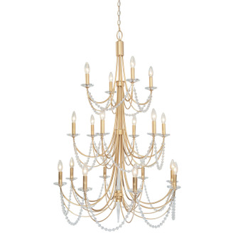 Brentwood 18 Light Chandelier in French Gold (137|350C18FG)