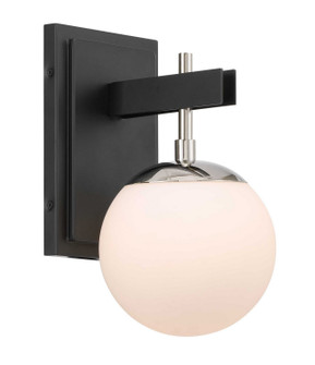 Allie One Light Bath in Black/Polished Nickel (137|352B01BLPN)