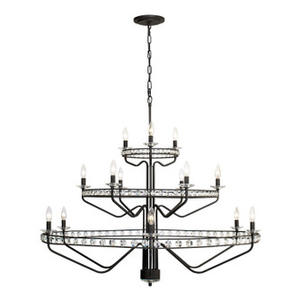 Monroe 15 Light Chandelier in Carbon (137|363C15CB)