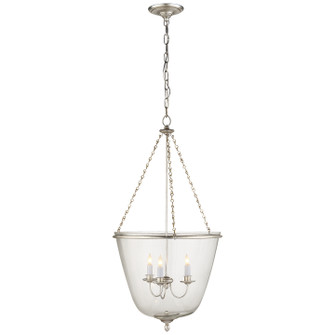 Pondview Three Light Lantern in Burnished Silver Leaf (268|ARN 5200BSL)