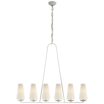 Fontaine Six Light Chandelier in Plaster (268|ARN 5201PL-L)