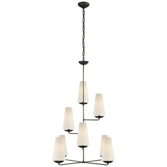 Fontaine Eight Light Chandelier in Aged Iron (268|ARN 5204AI-L)