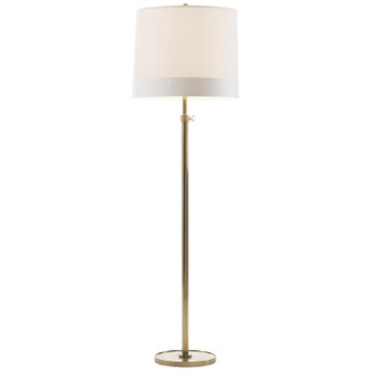 Simple Scallop One Light Floor Lamp in Soft Brass (268|BBL 1023SB-S2)