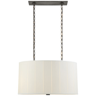 Perfect Pleat Four Light Pendant in Bronze (268|BBL 5031BZ-S)