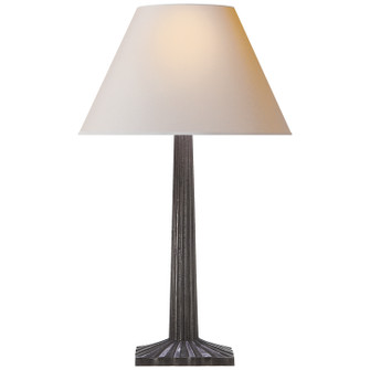 Strie One Light Table Lamp in Aged Iron (268|CHA 8707AI-NP)