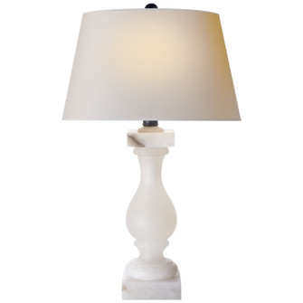 Balustrade One Light Table Lamp in Alabaster (268|CHA 8924ALB-NP)
