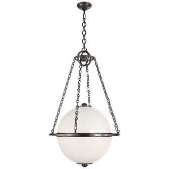 Modern Globe Two Light Lantern in Bronze (268|CHC 2135BZ-WG)