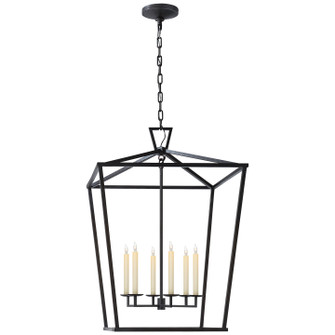 Darlana Six Light Lantern in Aged Iron (268|CHC 2177AI)