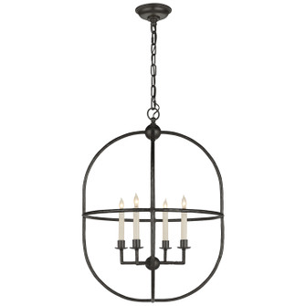 Desmond Cage Four Light Lantern in Aged Iron (268|CHC 2224AI)