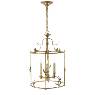 Diego Four Light Lantern in Gilded Iron (268|CHC 3108GI)