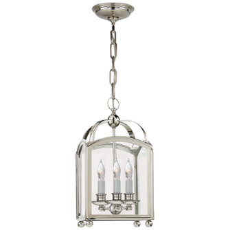 Arch Top Three Light Lantern in Polished Nickel (268|CHC 3420PN)