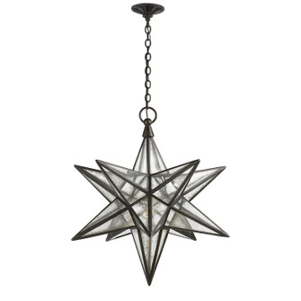 Moravian Star One Light Lantern in Aged Iron (268|CHC 5212AI-AM)
