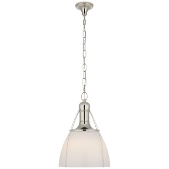 Prestwick One Light Pendant in Polished Nickel (268|CHC 5476PN-WG)