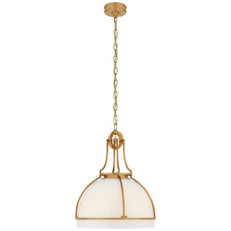 Gracie LED Pendant in Antique-Burnished Brass (268|CHC 5482AB-WG)