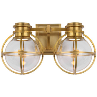 Gracie LED Wall Sconce in Antique-Burnished Brass (268|CHD 2482AB-CG)