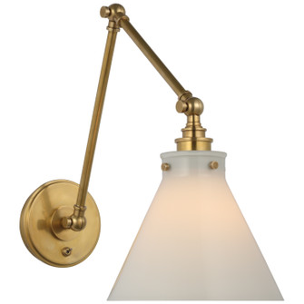 Parkington LED Wall Sconce in Antique-Burnished Brass (268|CHD 2526AB-WG)