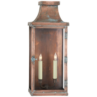 Bedford Two Light Wall Lantern in Natural Copper (268|CHO 2157NC) Bedford Two Light Wall Lantern in Natural Copper (268|CHO 2157NC)