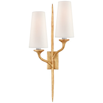 Iberia Two Light Wall Sconce in Antique Gold Leaf (268|JN 2077AGL-L)