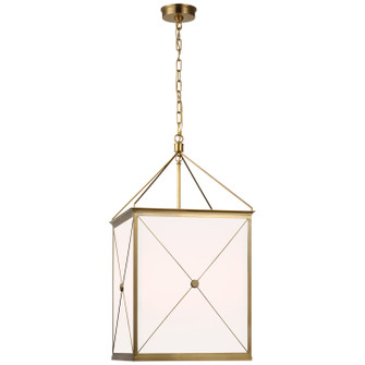 Rossi LED Lantern in Antique-Burnished Brass (268|JN 5087AB-WG) Rossi LED Lantern in Antique-Burnished Brass (268|JN 5087AB-WG)