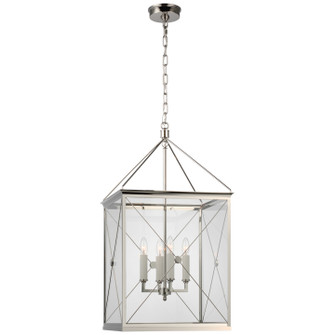 Rossi LED Lantern in Polished Nickel (268|JN 5087PN-CG) Rossi LED Lantern in Polished Nickel (268|JN 5087PN-CG)