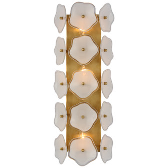 Leighton LED Wall Sconce in Soft Brass (268|KS 2066SB-CRE)