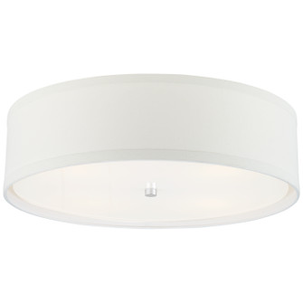Walker Four Light Flush Mount in Burnished Silver Leaf (268|KS 4072BSL-L)