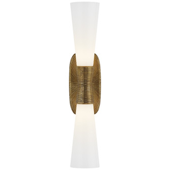 Utopia Two Light Bath Sconce in Gild (268|KW 2048G-WG)