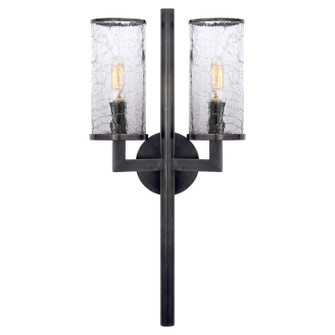 Liaison Two Light Wall Sconce in Bronze (268|KW 2201BZ-CRG)