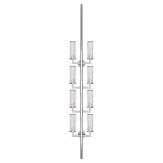 Liaison Eight Light Wall Sconce in Polished Nickel (268|KW 2204PN-CRG)