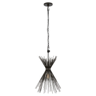 Strada One Light Chandelier in Aged Iron (268|KW 5077AI) Strada One Light Chandelier in Aged Iron (268|KW 5077AI)