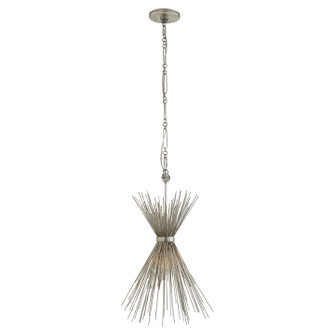 Strada One Light Chandelier in Burnished Silver Leaf (268|KW 5077BSL) Strada One Light Chandelier in Burnished Silver Leaf (268|KW 5077BSL)