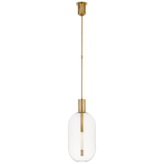 Nye LED Pendant in Antique-Burnished Brass (268|KW 5132AB)