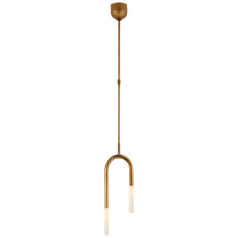 Rousseau LED Pendant in Antique-Burnished Brass (268|KW 5590AB-EC)