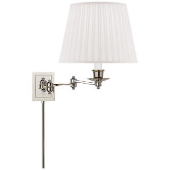 Swing Arm Sconce One Light Swing Arm Wall Lamp in Polished Nickel (268|S 2000PN-S)