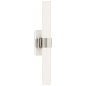 Presidio Two Light Wall Sconce in Polished Nickel (268|S 2164PN-WG)