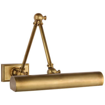 Cabinet Maker LED Library Light in Hand-Rubbed Antique Brass (268|SL 2709HAB)