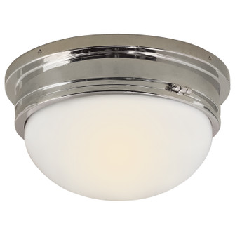 Marine Two Light Flush Mount in Polished Nickel (268|SL 4002PN-WG)