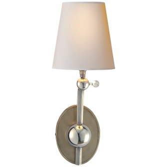 Alton One Light Wall Sconce in Antique Nickel With Polished Nickel (268|TOB 2081AN/PN-NP)