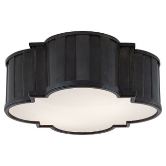 Tilden Four Light Flush Mount in Bronze (268|TOB 4131BZ-WG)