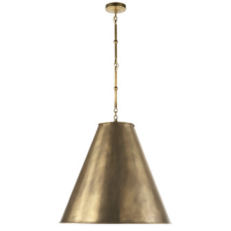 Goodman Two Light Pendant in Hand-Rubbed Antique Brass (268|TOB 5014HAB-HAB)