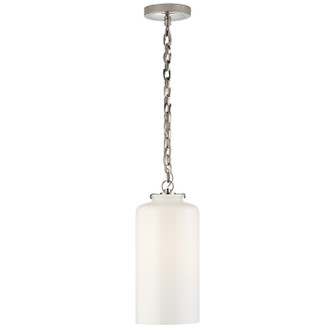 Katie Cylider One Light Pendant in Polished Nickel (268|TOB 5226PN/G3-WG)