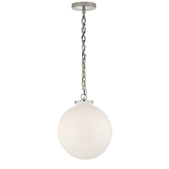 Katie Globe One Light Pendant in Polished Nickel (268|TOB 5226PN/G4-WG)