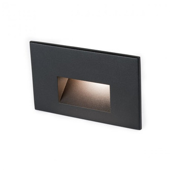 4011 LED Step and Wall Light in Black on Aluminum (34|4011-27BK)