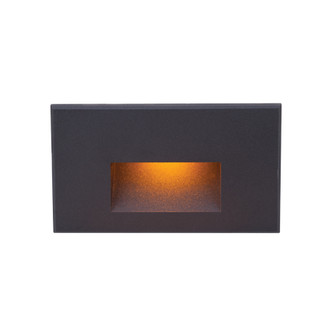 4011 LED Step and Wall Light in Black on Aluminum (34|4011-AMBK)