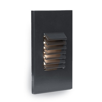 4061 LED Step and Wall Light in Black on Aluminum (34|4061-AMBK)