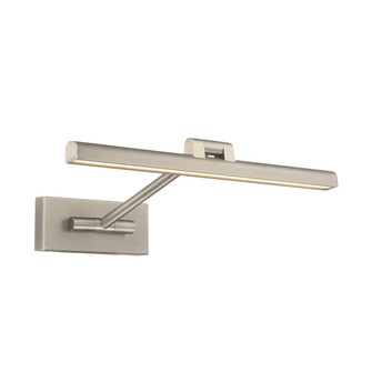 Reed LED Swing Arm Wall Lamp in Brushed Nickel (34|PL-11017-BN)