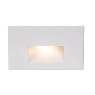 Led100 LED Step and Wall Light in White on Aluminum (34|WL-LED100-BL-WT)