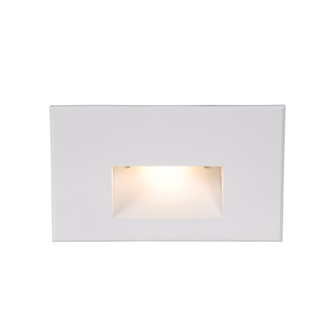 Led100 LED Step and Wall Light in White on Aluminum (34|WL-LED100F-C-WT)